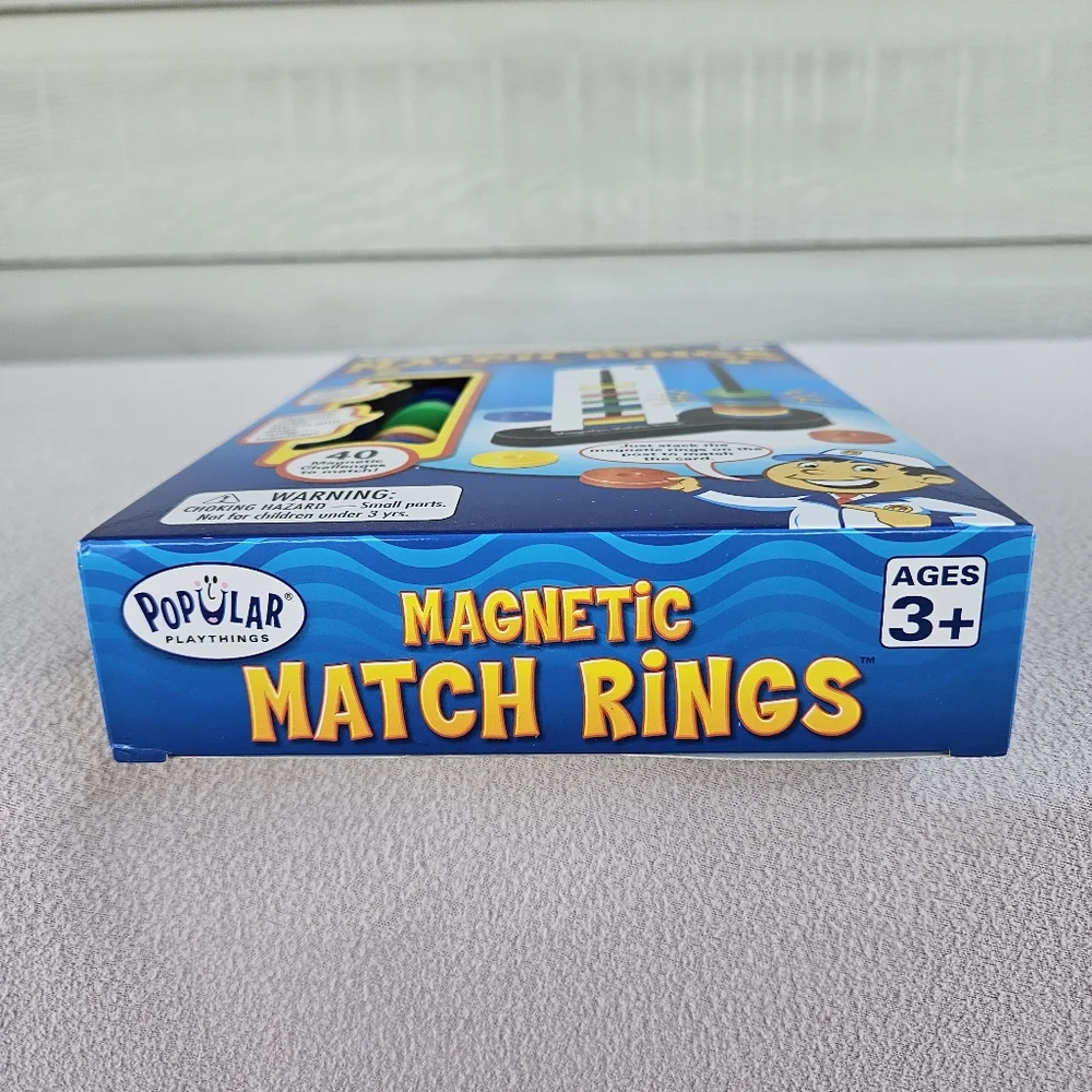 Popular Playthings Magnetic Match Rings Preschool Kindergarten Math Science - Picture 6 of 6